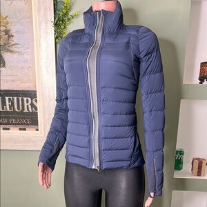 Lululemon athletica Women's Blue Puffer Jacket